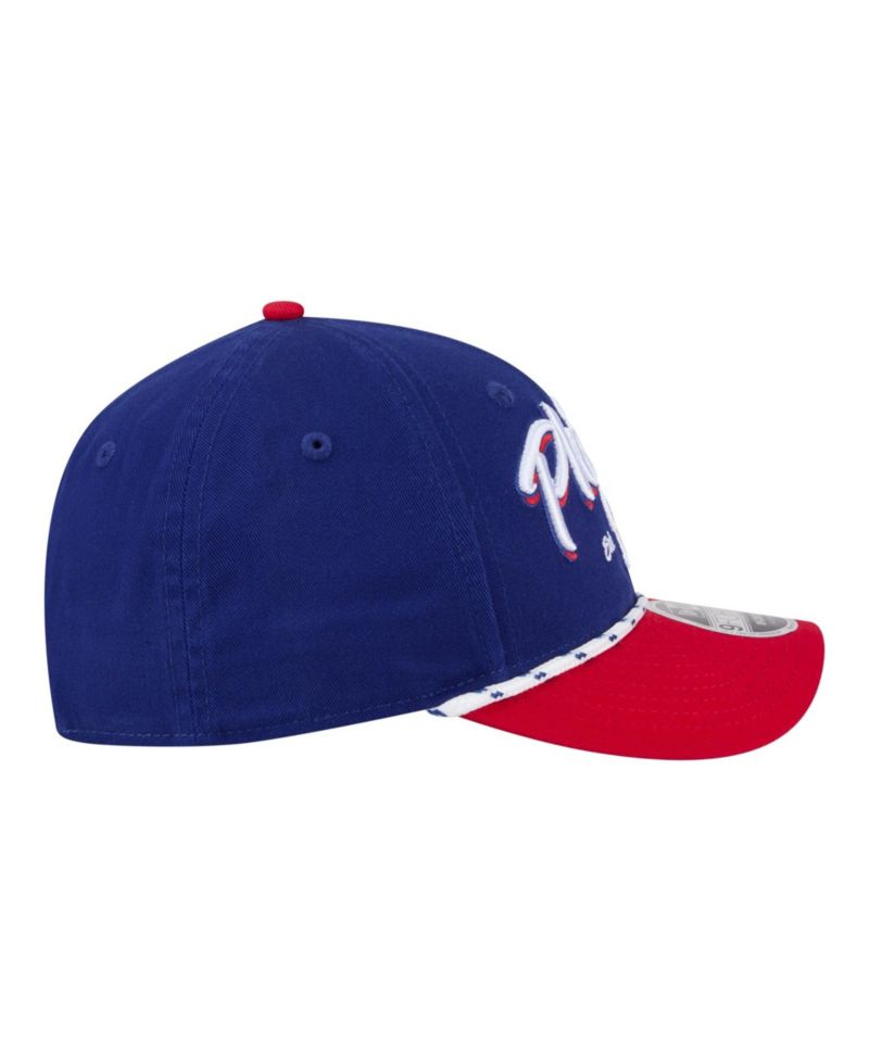Men's Royal/Red Philadelphia Phillies Team Loyal 9FORTY M-Crown Adjustable Hat