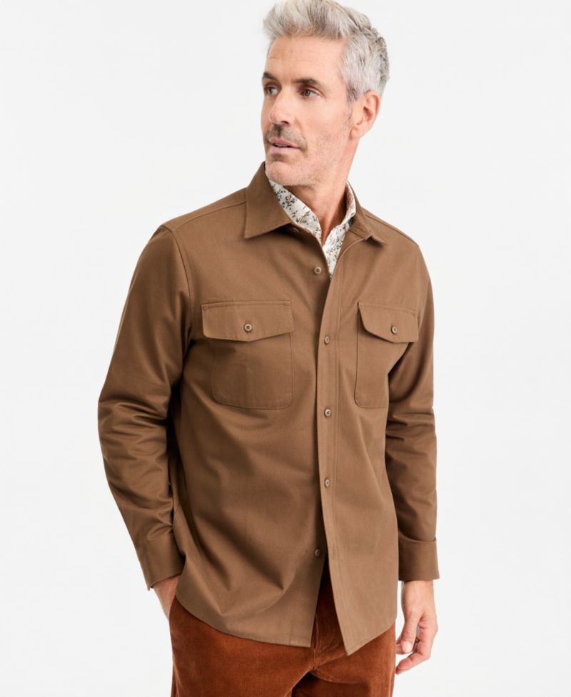 Men's Cotton Heavy Twill Overshirt