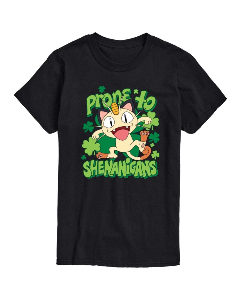 Men's Pok&eacute;mon Shenanigans Meowth Short-Sleeve Graphic T-Shirt
