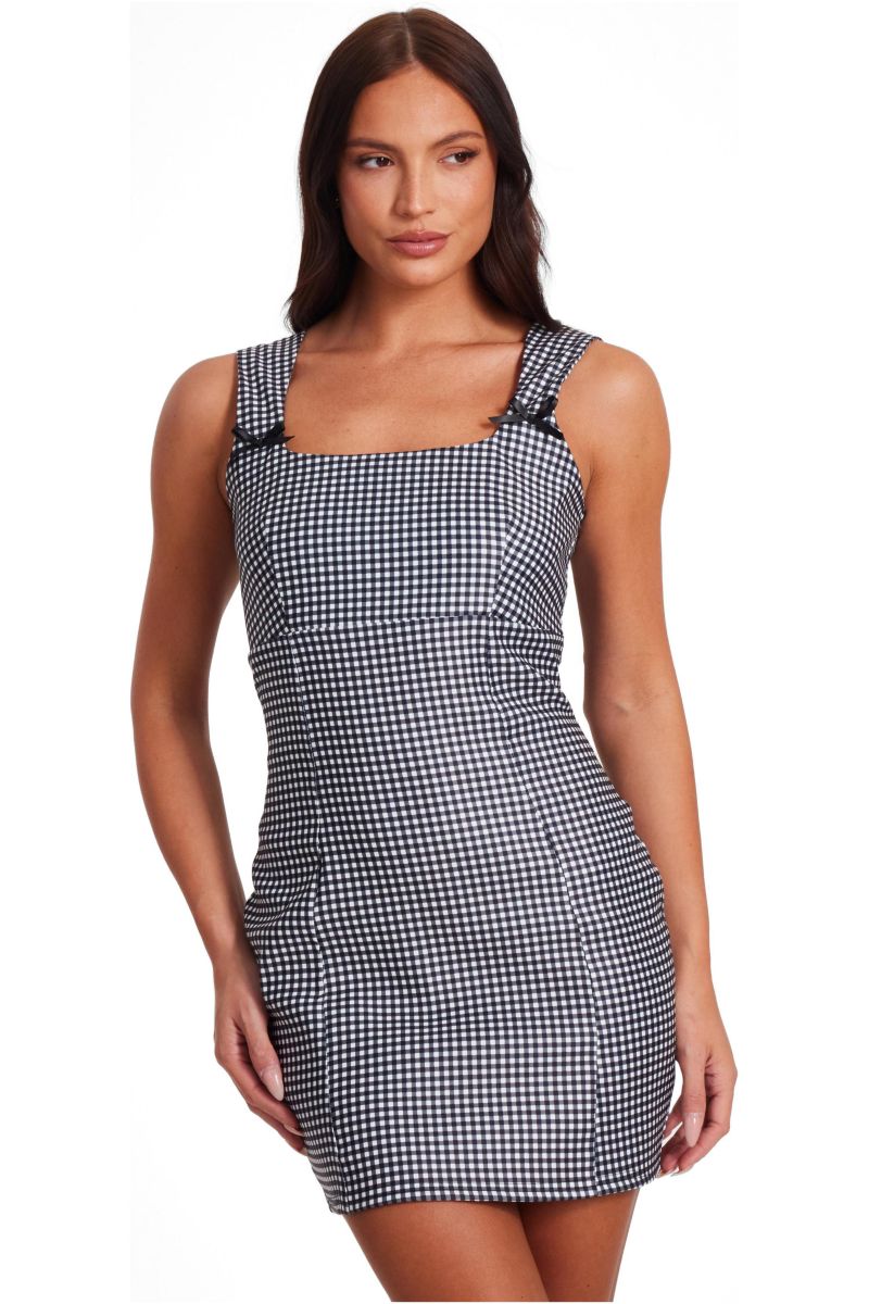 Women's Bengaline Bow Bodycon Dress