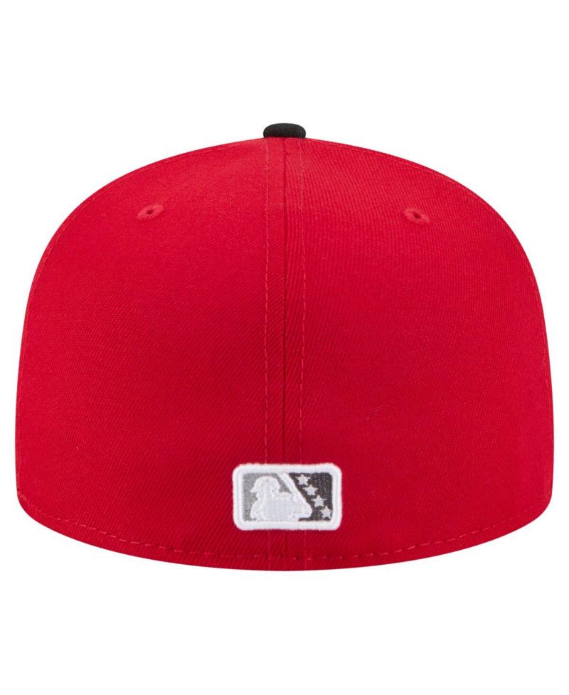 Men's Red Fort Wayne TinCaps Authentic Collection 59FIFTY Fitted Hat
