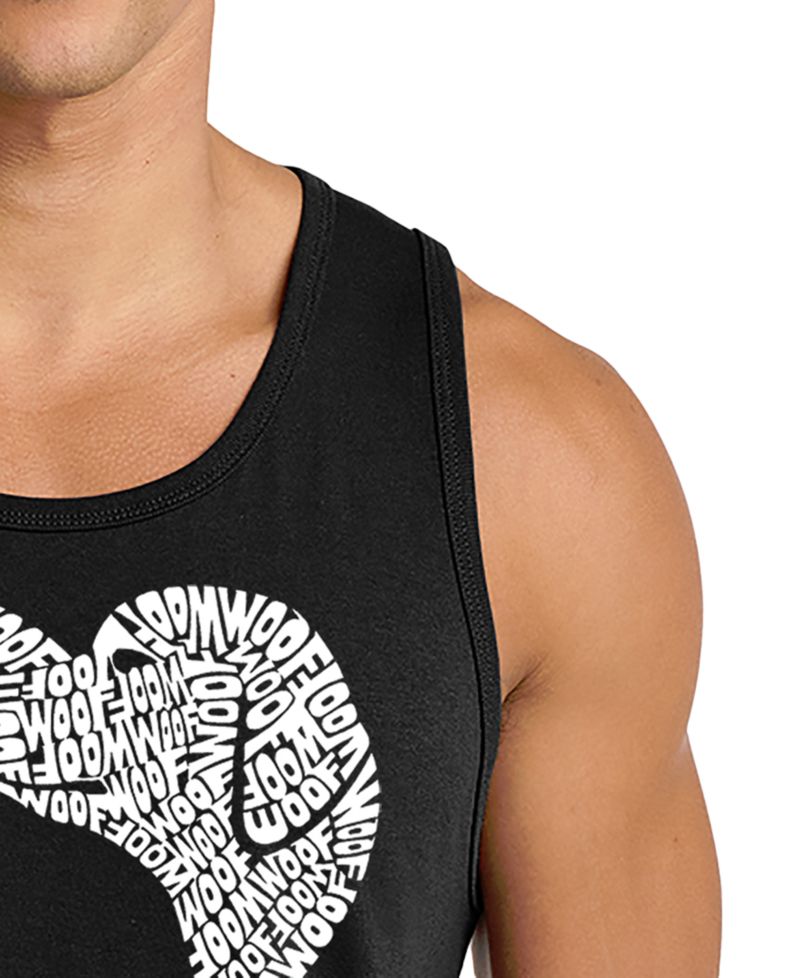 Men's Woof Heart Graphic Tank Top