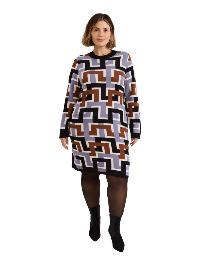 Women's Brianna Crew Neck Knitted Dress