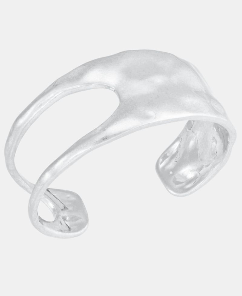 Gold-Tone Half Cuff Bangle Bracelet