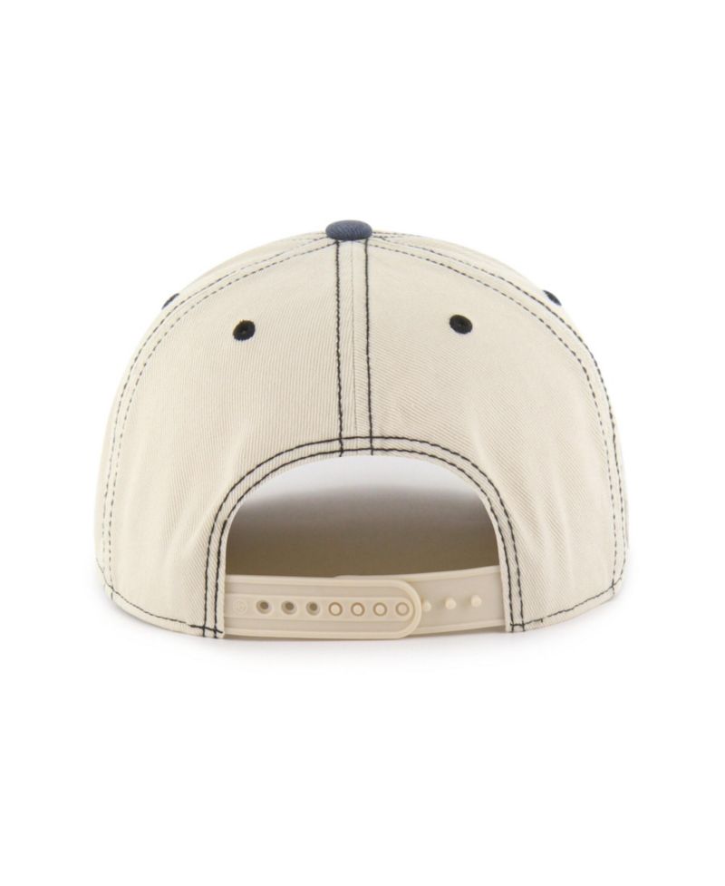 Men's and Women's '47 Tan/Navy West Virginia Mountaineers Well-Worn Calderwood Hitch Adjustable Hat
