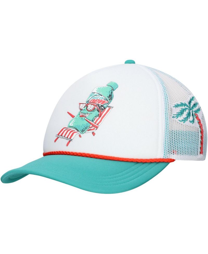 Men's White Mountain Dew Baja Blast or Bust Foam Adjustable Trucker Hat