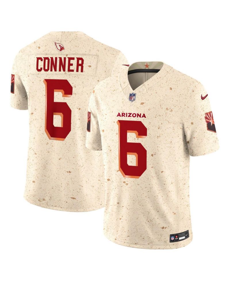 Men's James Conner Natural Arizona Cardinals 2025 Rivalries Collection Limited Jersey