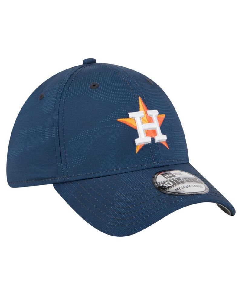 Men's Navy Houston Astros Tonal Camo 39THIRTY Flex Hat