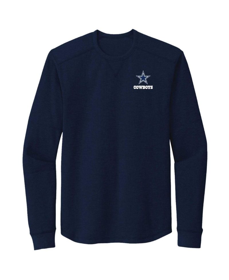 Men's Navy Dallas Cowboys Cavalier Long Sleeve T-shirt