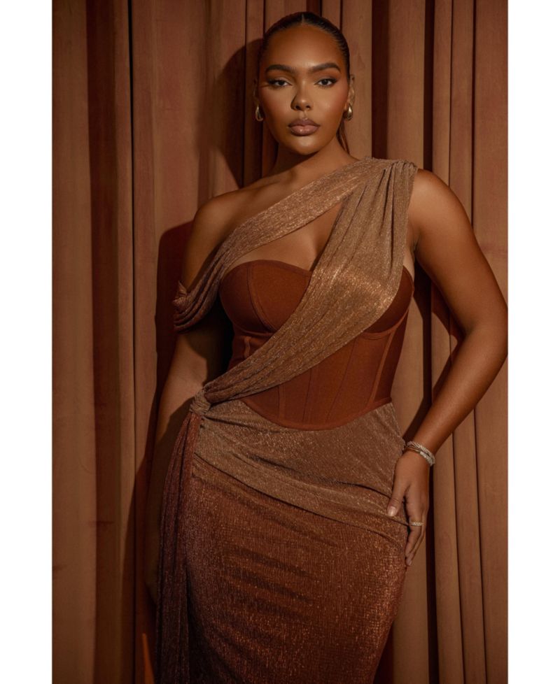 Women's Celestina Draped Maxi Dress