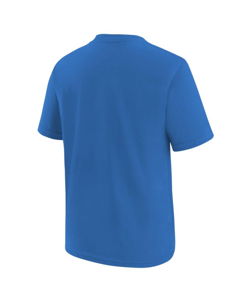 Boys' and Girls' Detroit Lions Screen-Print Tagless-Collar Cotton T-Shirt