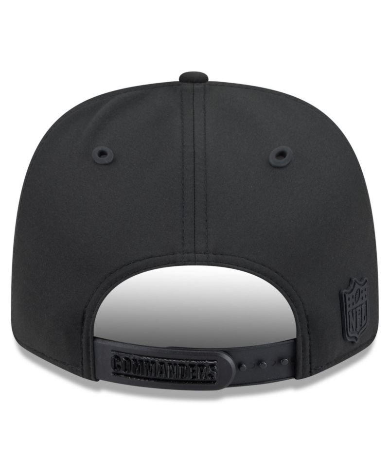 Men's Black Washington Commanders 2026 Sideline 9SEVENTY Adjustable Hat