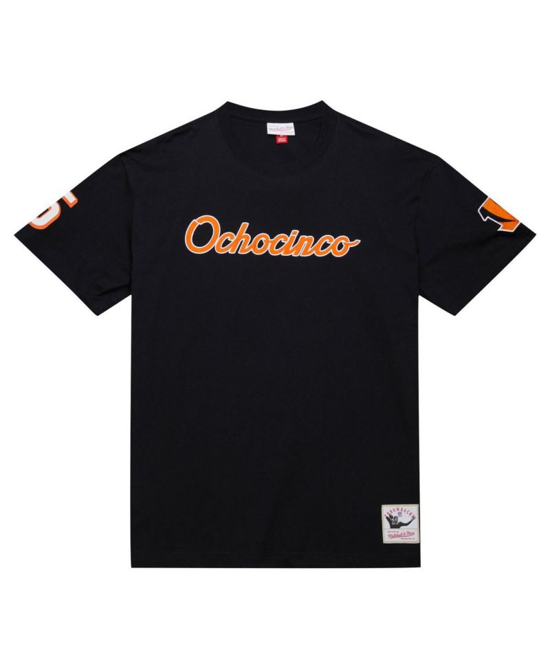 Men's Chad Johnson Black Cincinnati Bengals Retired Player Nickname T-Shirt