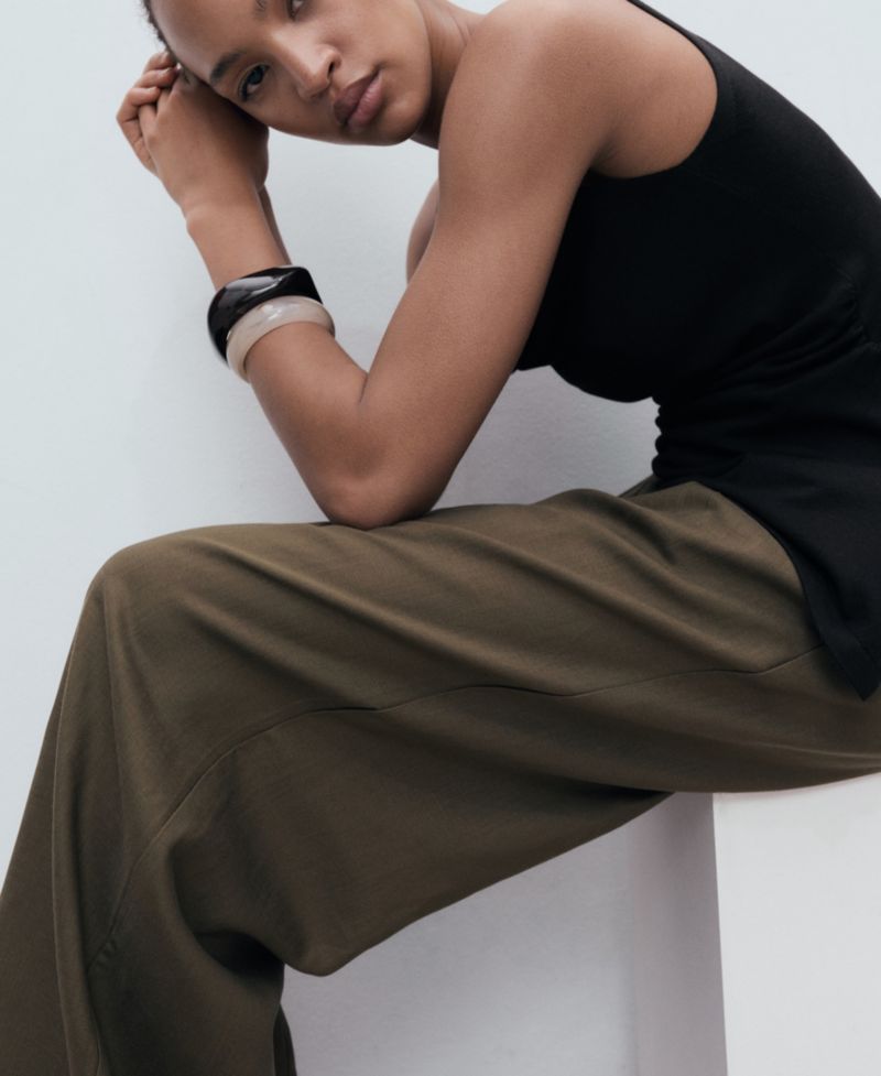 Women's Draped Knitted Top