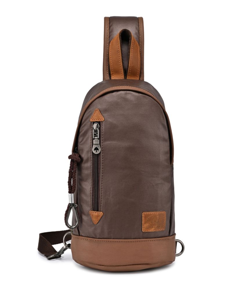 Urban Light Coated Canvas Sling Bag