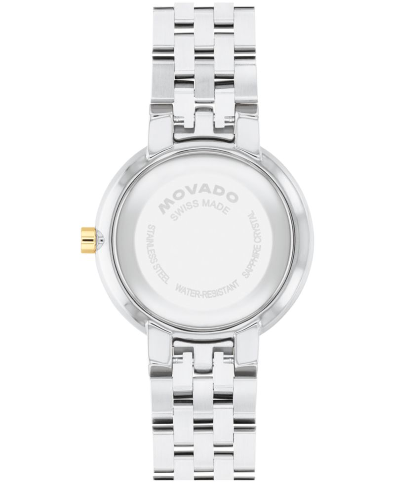 Women's Museum Classic Lab Grown Diamond Swiss Quartz Stainless-Steel Light Yellow PVD Watch, 29.5mm