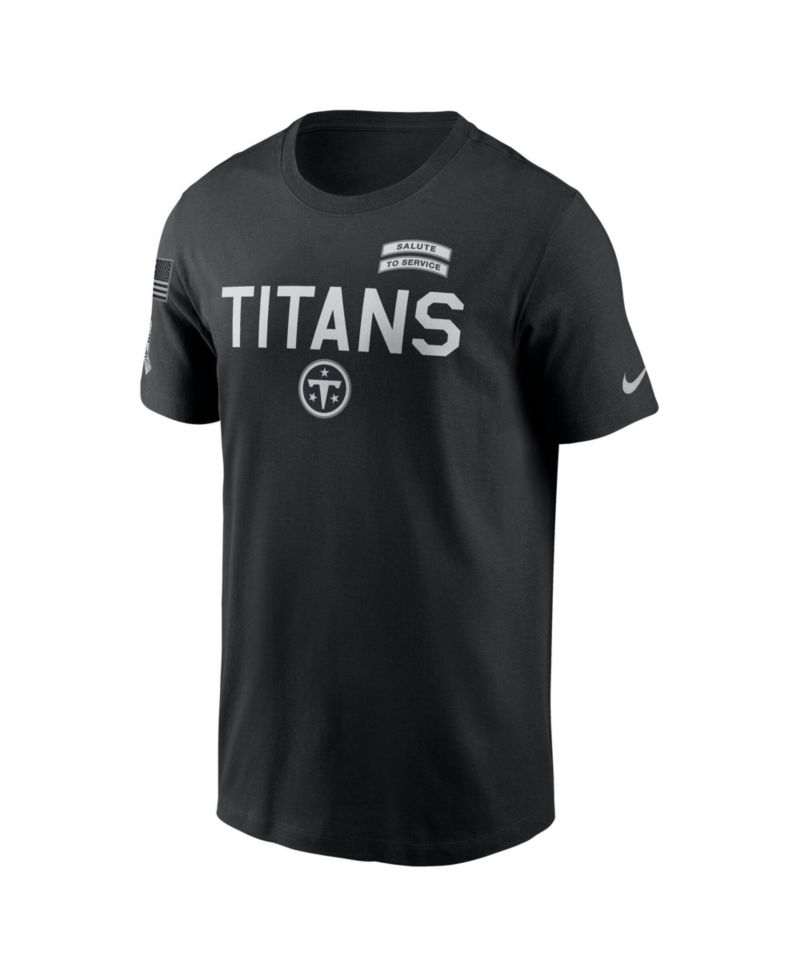 Men's Black Tennessee Titans 2026 Salute to Service Sideline Dri-FIT T-Shirt