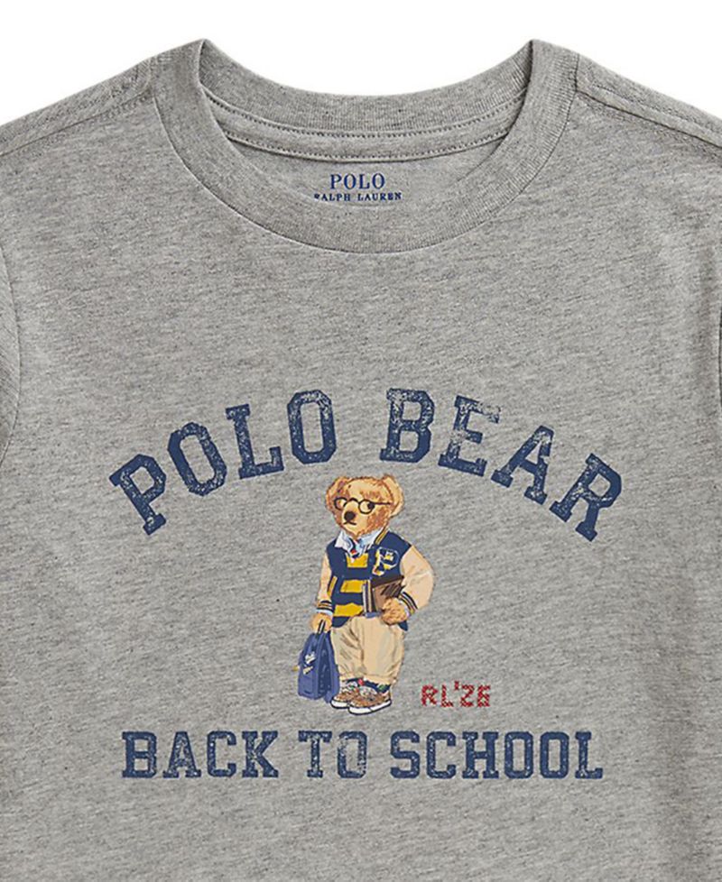 Boys' 2T-7 Polo Bear Cotton Jersey T-Shirt