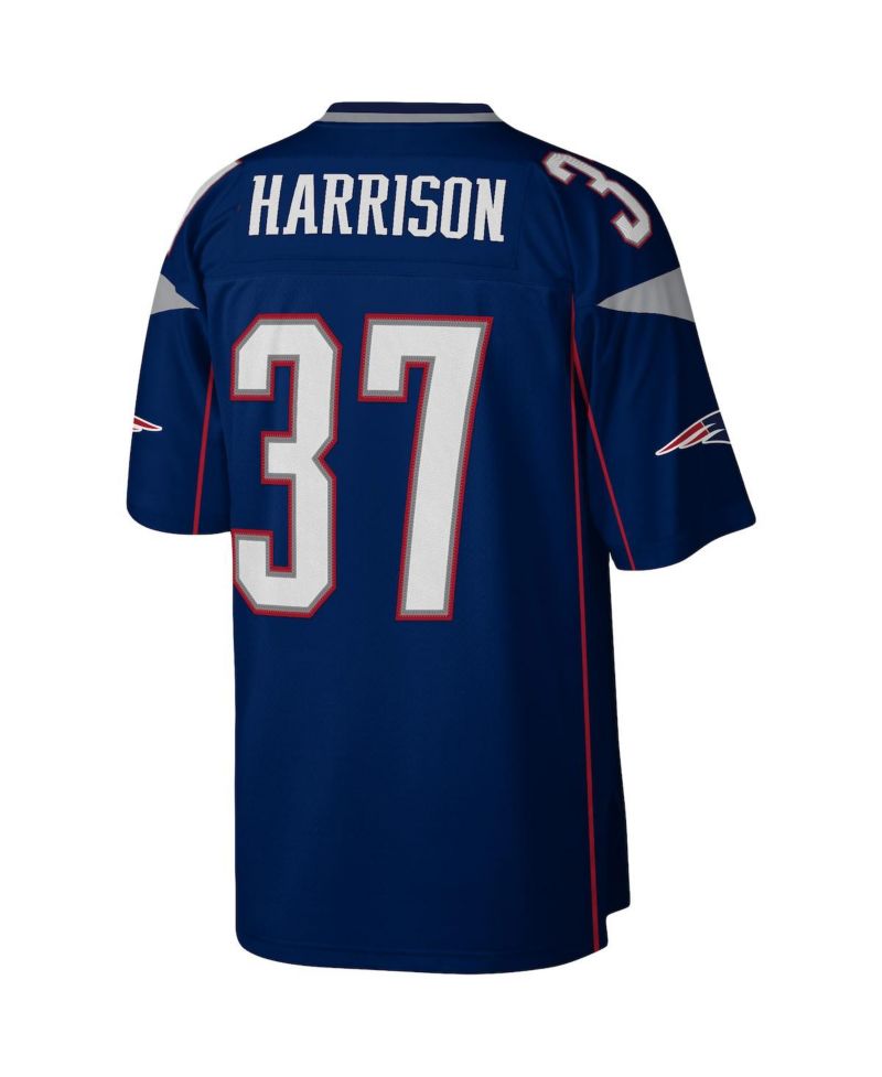 Men's Rodney Harrison Navy New England Patriots Legacy Replica Jersey