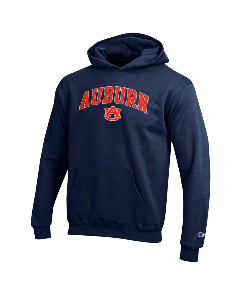 Big Boys and Girls Navy Auburn Tigers Campus Pullover Hoodie