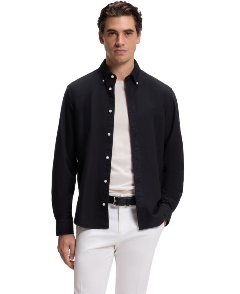 BOSS by Hugo Boss Men's H-LIAM Oxford Regular-Fit Button-Down Dress Shirt