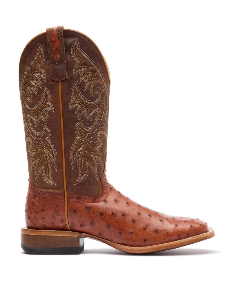 Men's Premium Exotics Full-Quill Ostrich Western Boot