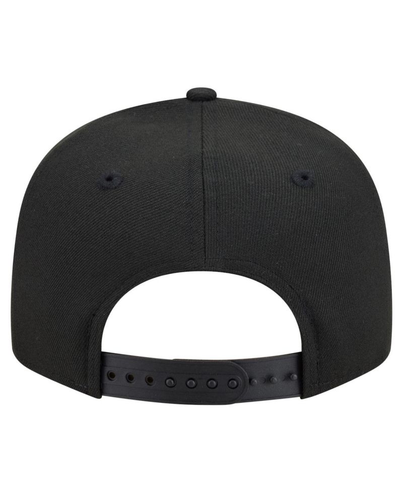 Men's Black Las Vegas Raiders Core Team Script 9FIFTY Snapback Hat