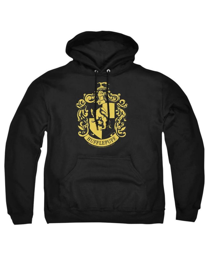 Men's Hufflepuff Crest Graphic Pull-Over Hoodie