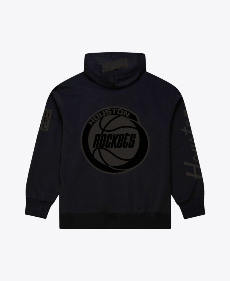 Men's Black Houston Rockets Phantom Fleece Hoodie
