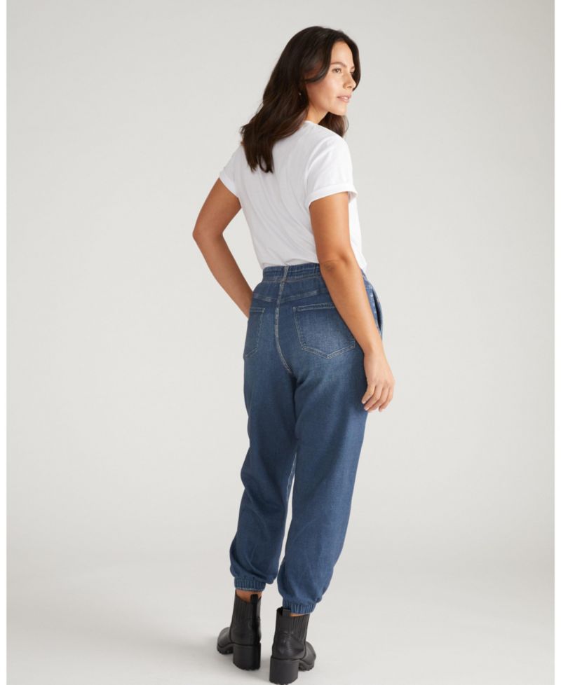 Plus Size Sweatpant Jogger Jeans