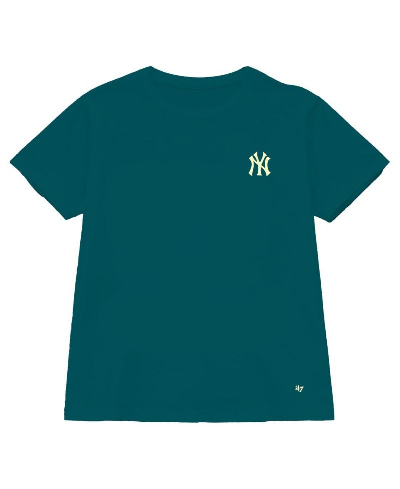 Women's Teal New York Yankees Plus Size Leon City Cropped T-Shirt
