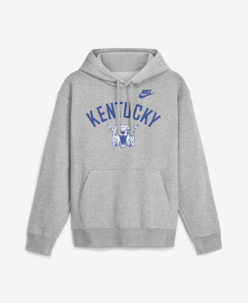 Men's Heather Gray Kentucky Wildcats Legacy Arch Club Hoodie