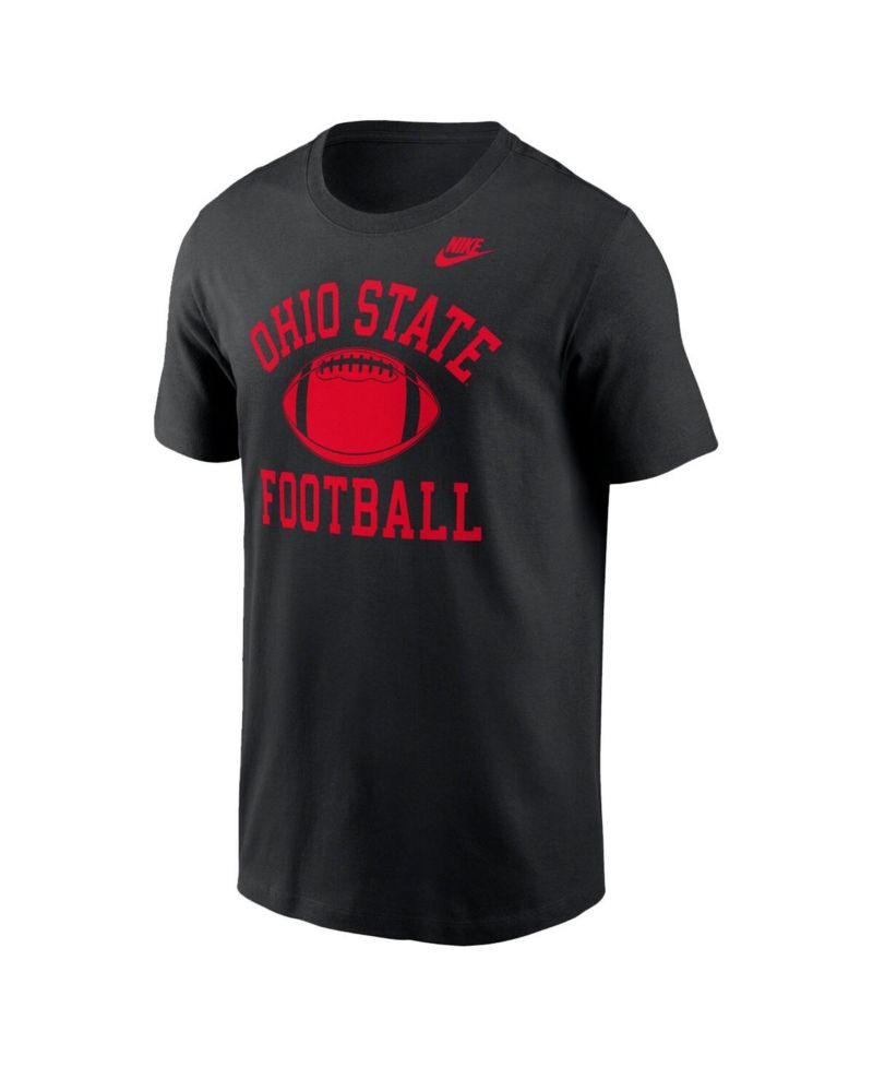 Men's Black Ohio State Buckeyes Legacy Football Icon T-Shirt