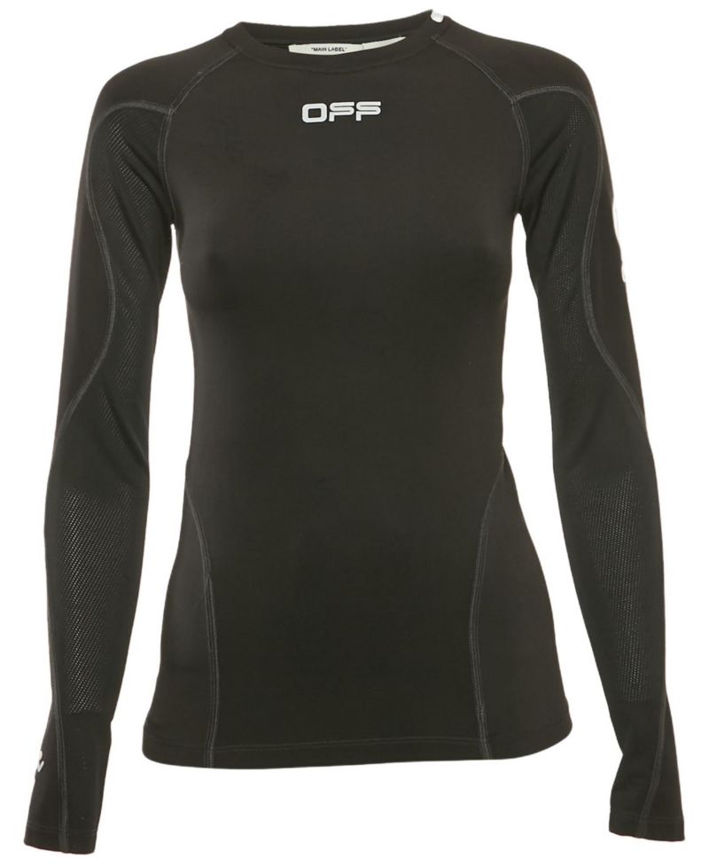 Women's Black Jersey Long Sleeve T-Shirt