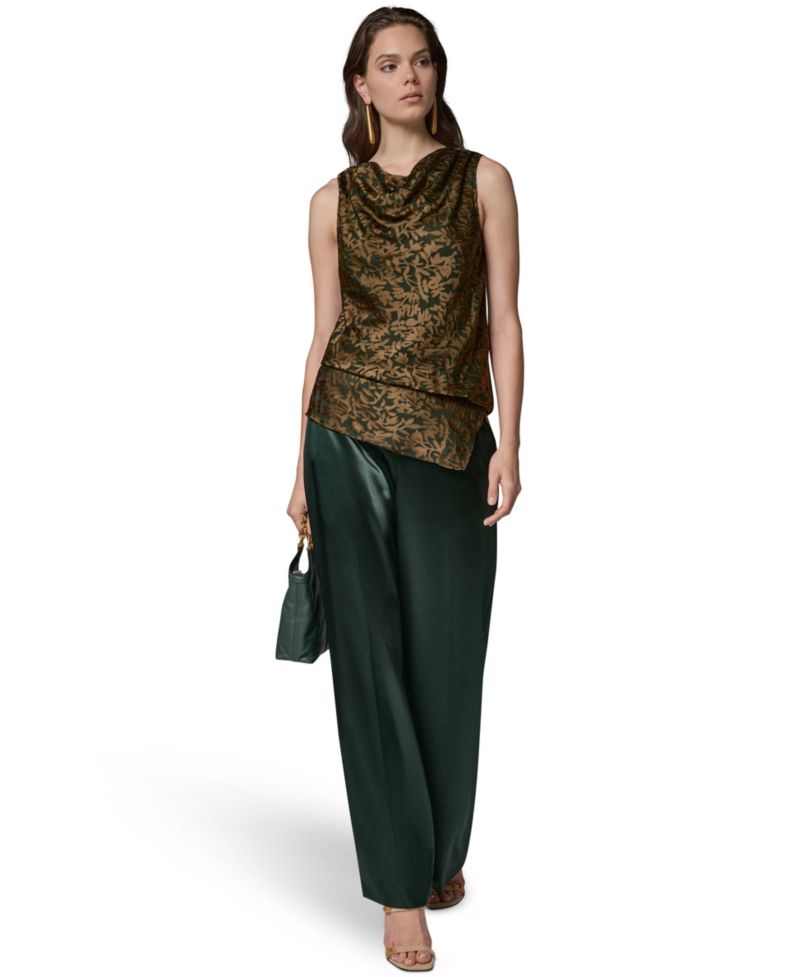 Women's Floral Vine Sleeveless Top