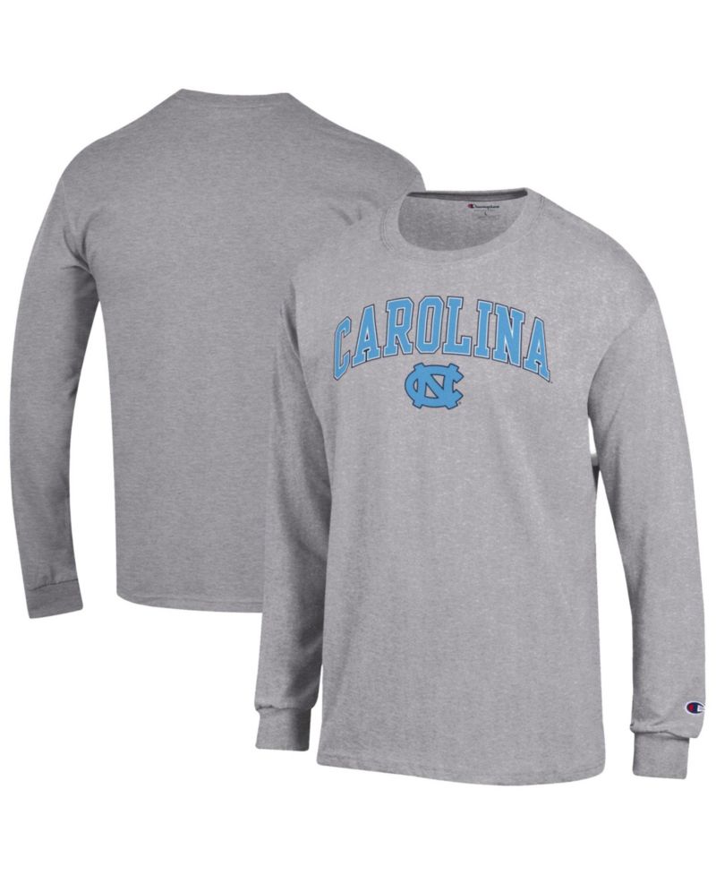 Men's Carolina Blue North Carolina Tar Heels Arch Over Logo Long Sleeve T-Shirt