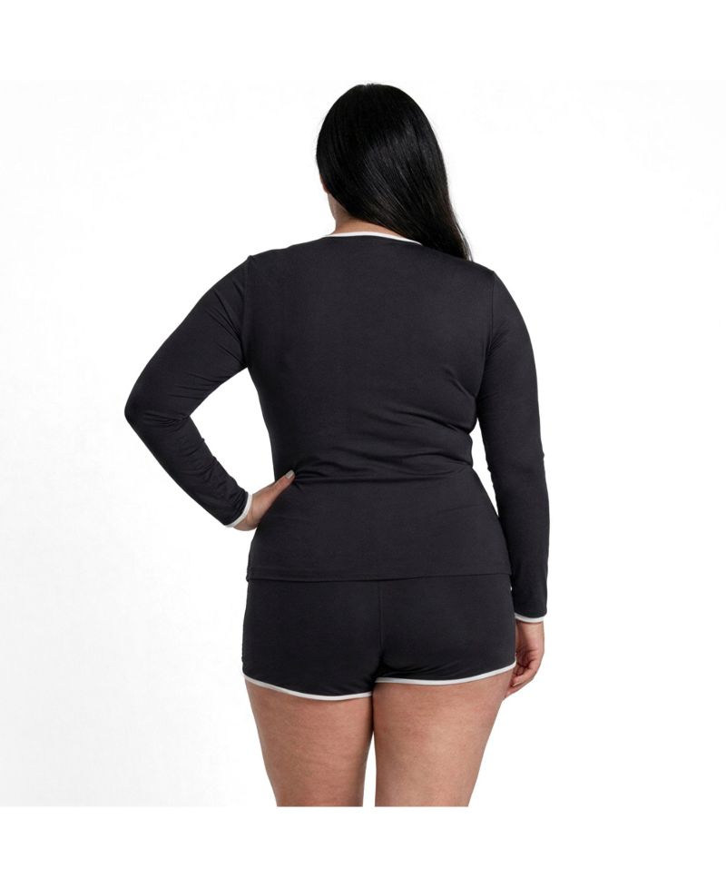 Plus Size Full Zip Peyton Two-Toned Collection