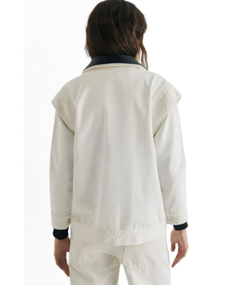 Women's Contrast Denim Jacket