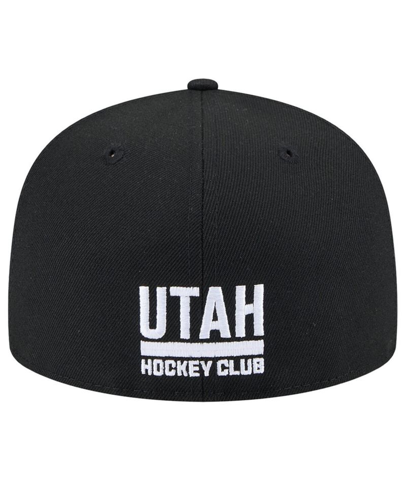 Men's Black Utah Hockey Club State Shape 1st Season 59FIFTY Fitted Hat