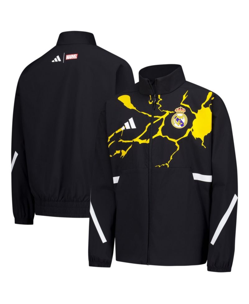 Boys' and Girls' Avengers Z.N.E. Real Madrid Full-Zip Hooded Mock Neck Jacket