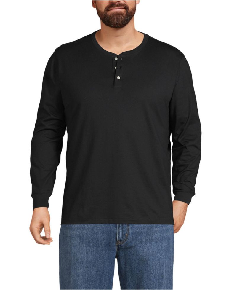 Big & Tall Super-T Long Sleeve Henley Shirt