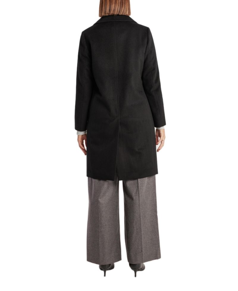 Женское кашемировое однобортное пальто на заказ