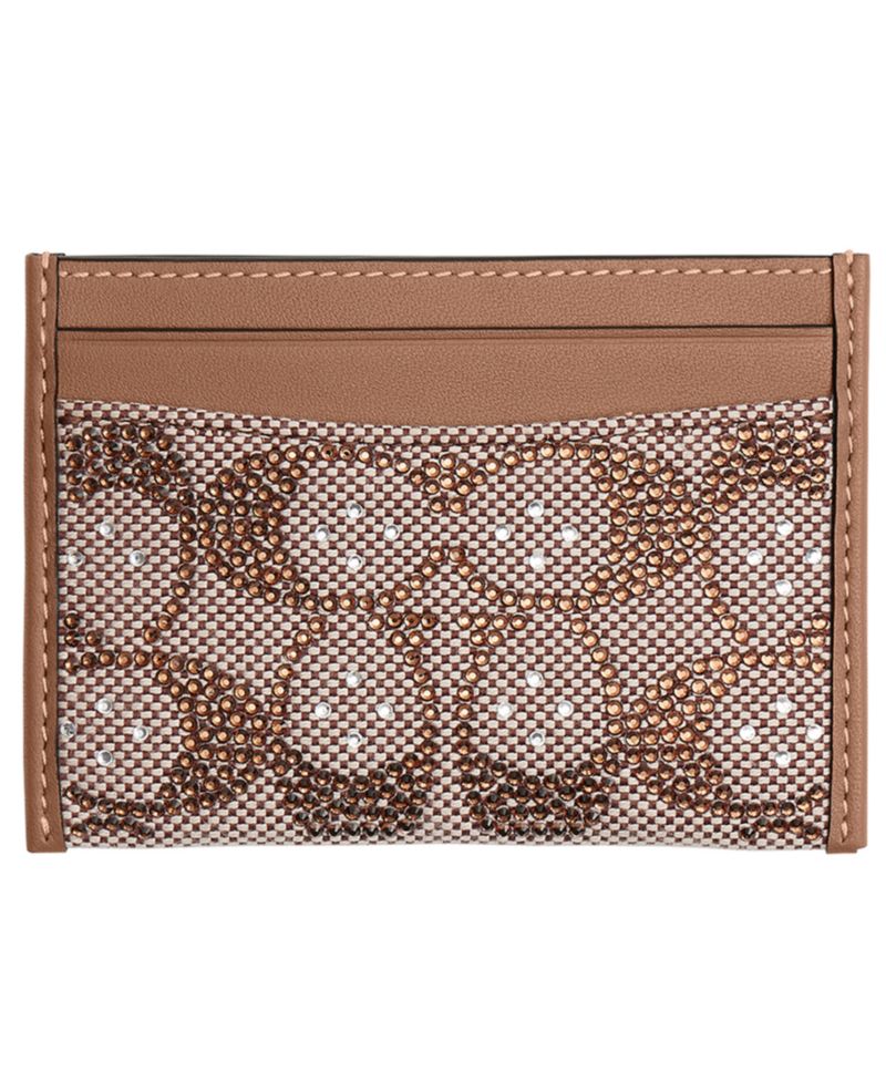 Essential Crystal Signature Jacquard Card Case