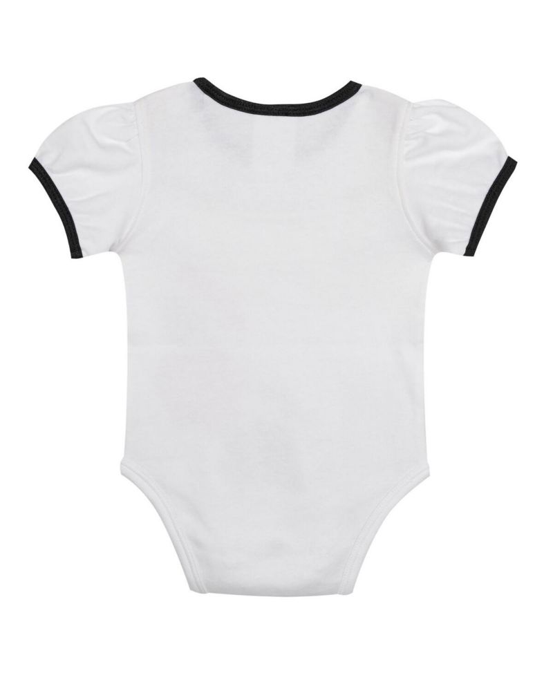 Newborn 3-Piece White/Black Baltimore Orioles Sweet Catcher Bodysuit, Headband and Skirt Set