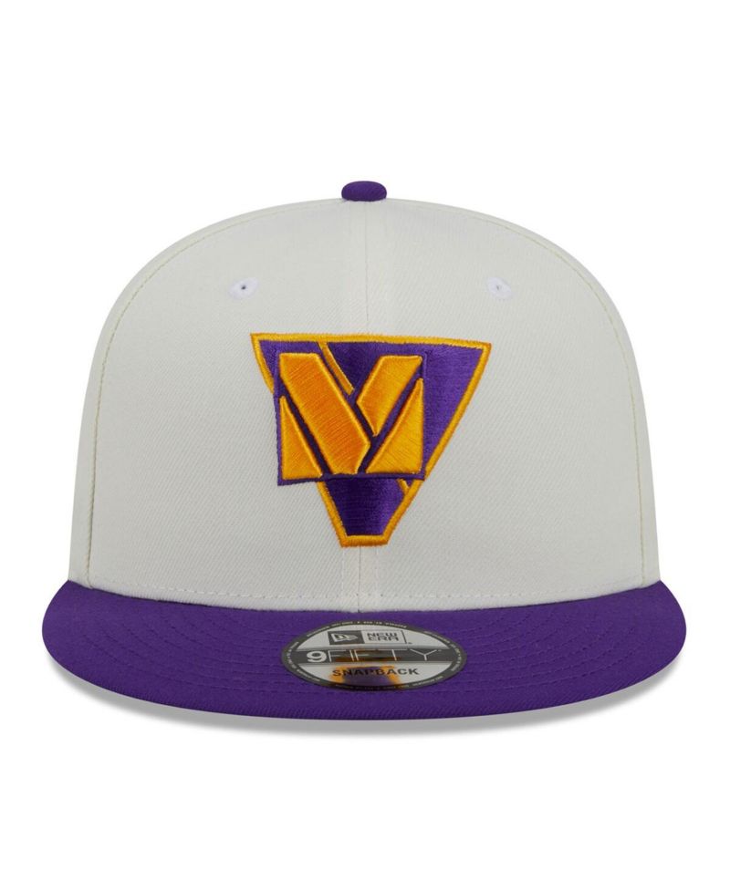 Men's Cream, Purple Minnesota Vikings City Originals 9FIFTY Snapback Hat