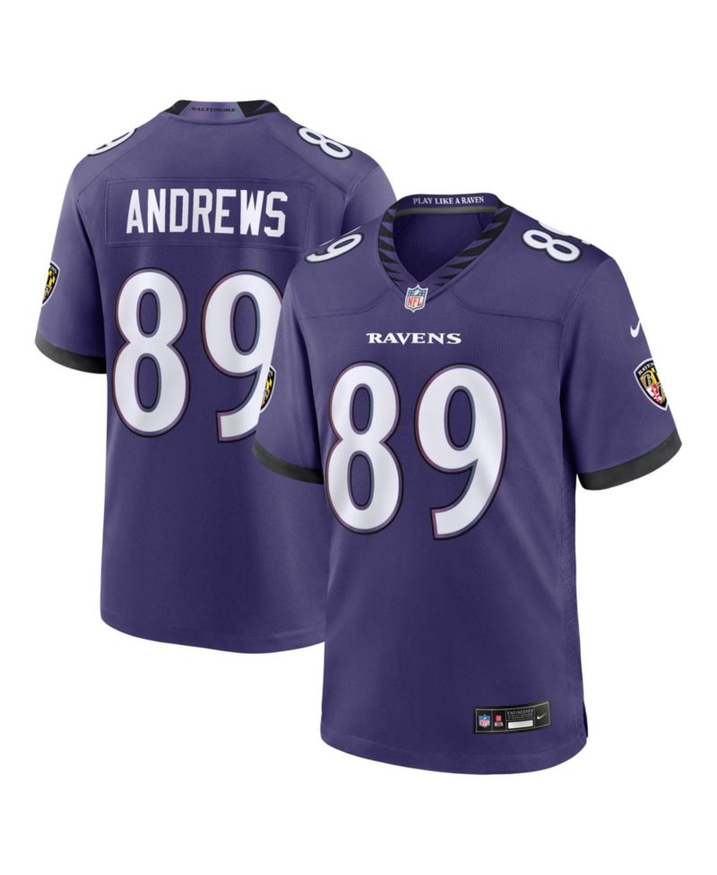 Men's Mark Andrews Purple Baltimore Ravens Team Game Jersey