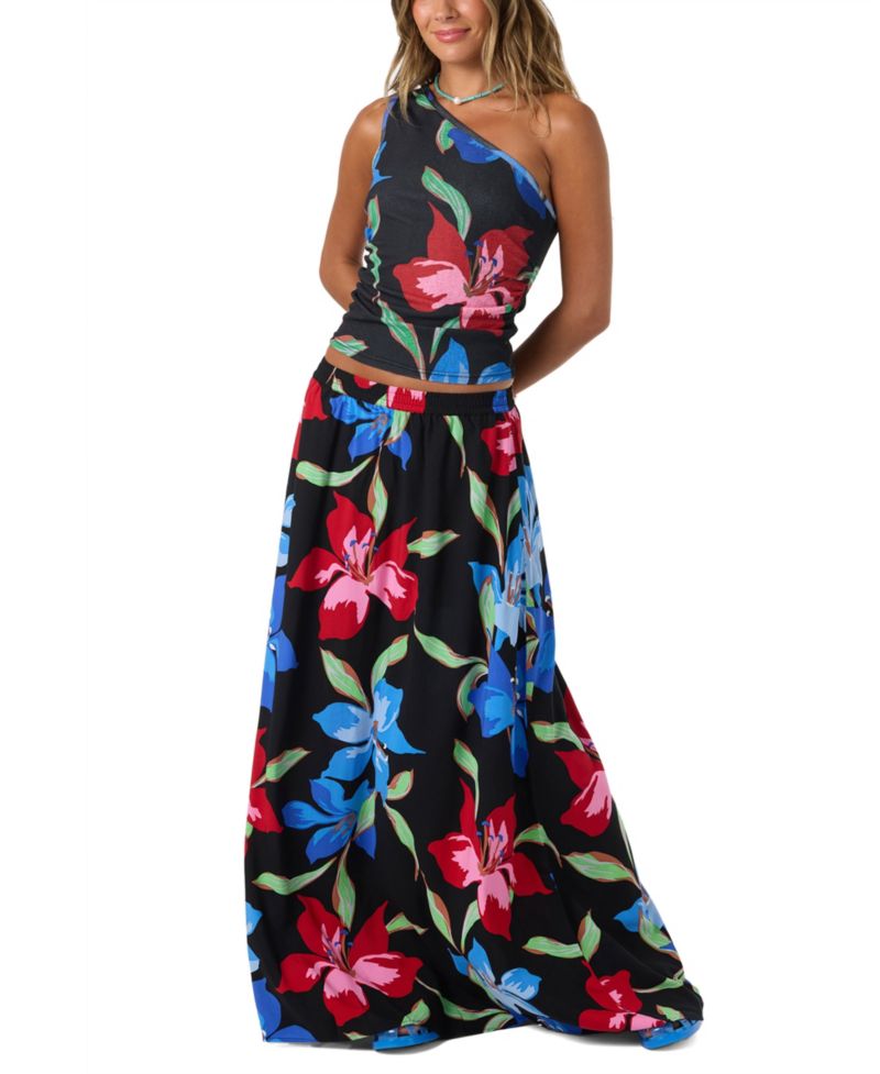 Women's Lindon Floral Pull-On Skirt