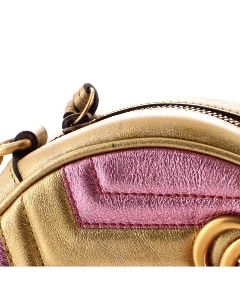 GG Marmont Mini Matelass&eacute; Leather Shoulder Bag