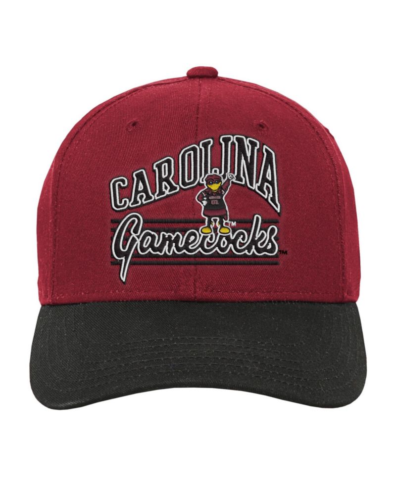 Big Boys and Girls Garnet/Black South Carolina Gamecocks Dad Unstructured Adjustable Hat