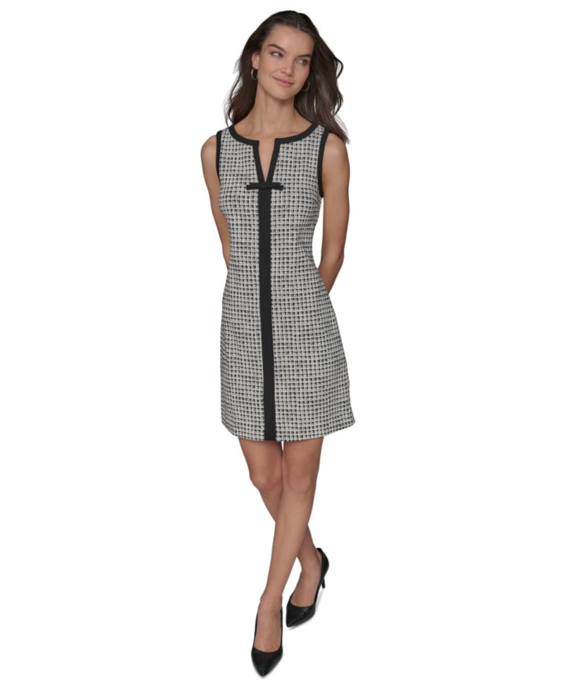 Women's Millenium Jacquard Contrast-Frame Dress